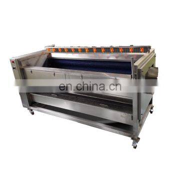 Stainless steel sweet potato washing and peeling machine