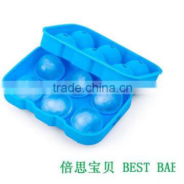 6 Cavity Making Chill Ice Sphere for Whiskey Silicone Ice Mold Cube Tray Mold photo-3