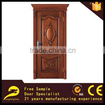 China best price solid wood interior classic door design