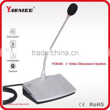 Anti-interference high quality wired dynamic microphone with mute speakers function