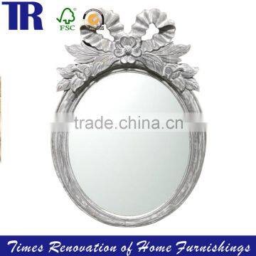 Recycled wood mirror,magic mirror,engraved Mirror