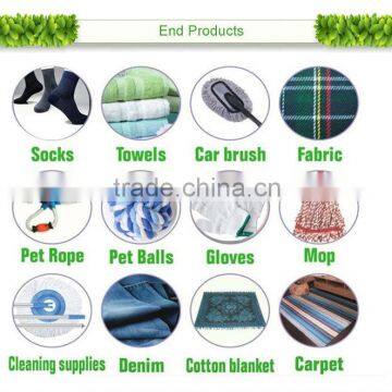 HB723 Blended Regenerated Open End Black Cotton Yarn 20/1 for Weaving Fabric Sell Manufacturer photo-2