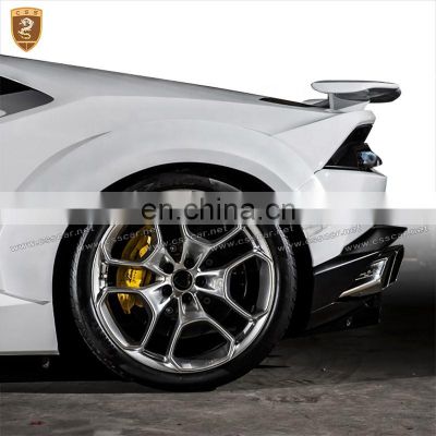 Factory Directly Selling PRO Composite Style Car Wheel Fiberglass Wheel Eyebrow For Lambo Huracan LP610 Fenders Flares