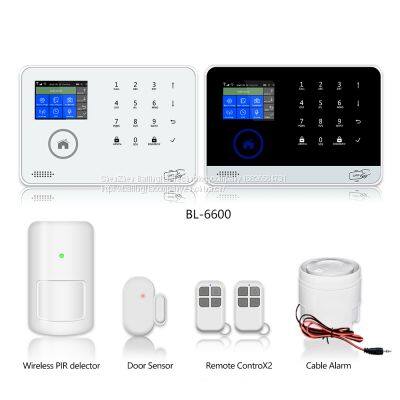 Supplier Bailing WIFI GSM Wireless House Burglar Alarm Home Security Alarm System for Home