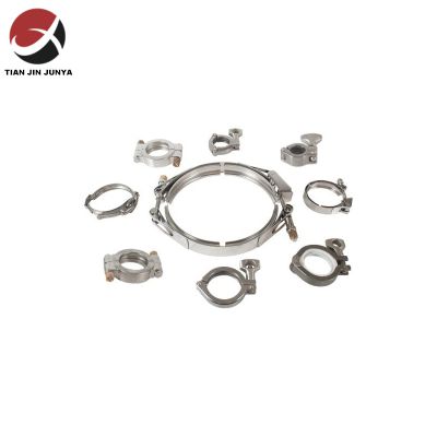 Lost wax casting Stainless steel 304 316 Saddle/repair/lowes/bunnings/heavy/bracket Bathroom accessories fastener China Manufacturer plumbing fitting Pipe clamp