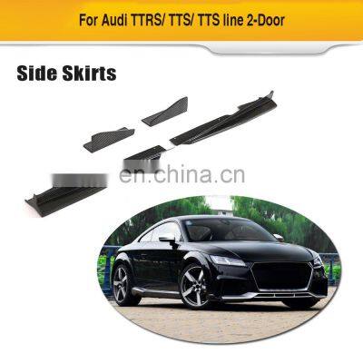 Carbon Fiber Side Skirts for Audi TTRS TTS TTS line 2-Door 2015-2018