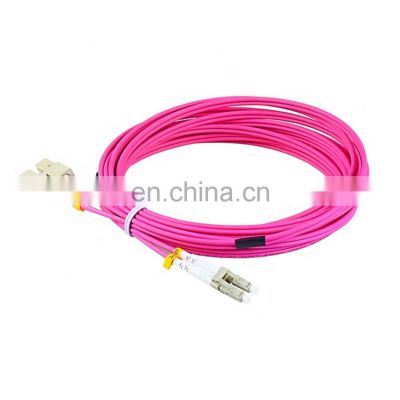 factory price 1 meter SC LC Duplex OM3 OM4 Fiber Optic Patch cord Fiber Jumper