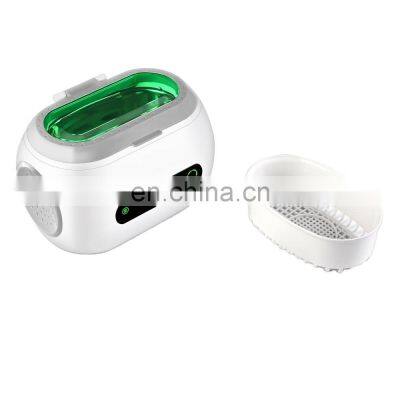 Mini Portable Household Ultrasonic Cleaner for Jewelry Glasses 600ml 35W