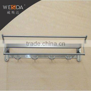 Wesda 90 degree rotation hot sale stainless bathroom accessories towel shelf. 163