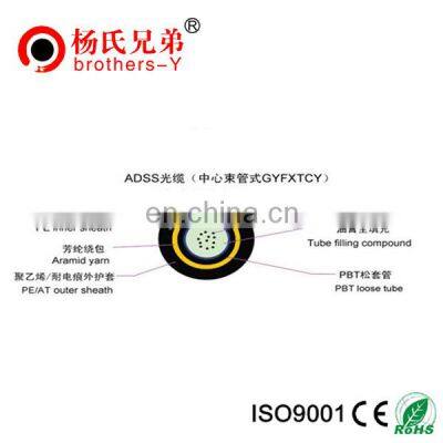 Communication Optic Fiber ADSS Cable High Quality 24 Core Optical Fiber Cable and Good Fiber Optic Cable Price photo-2