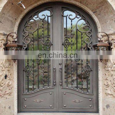 used main security gates double design wrought iron door