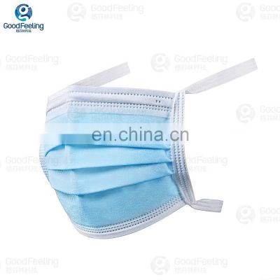 Surgical grade Masque 3ply Head Belt Type Disposable Medical Surgical Mask for Hospital/Clinic/Dentistry