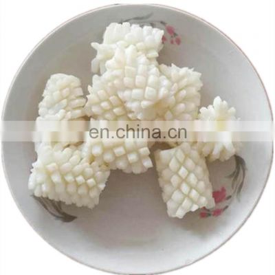 frozen squid flower giant squid flower pineapple cut