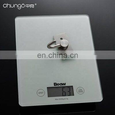 Bathroom Stainless Steel Metal Towel Robe Hooks Black Wall Mounted photo-5