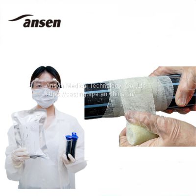 Water Activated Fiberglass Wrap Tape 100mm X 3.6m Emergency Pipe Repair Bandage for Pipeline Leak