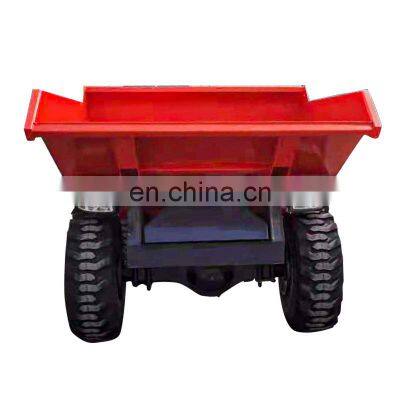 Chinese cheap 4 ton road off front 4x4 wheel mini site dumper small dump truck