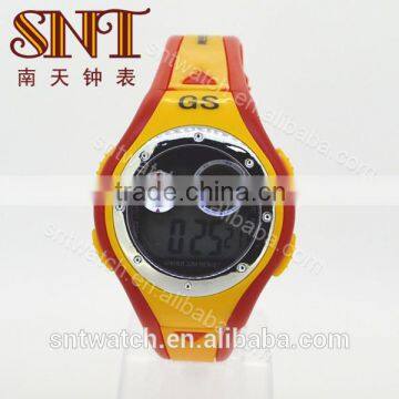 Hot sale plastic LCD watch water resistant watch