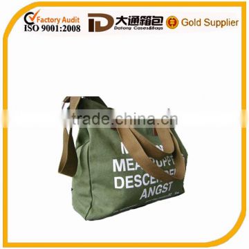 2014 Canvas Shopping Bag With Printing for promotion