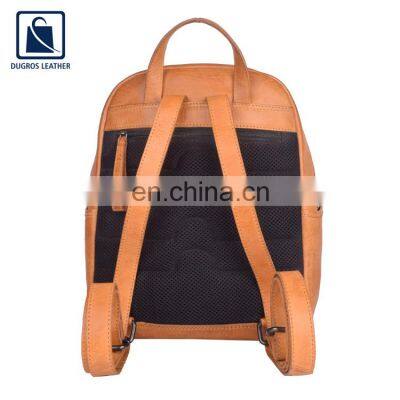 Indian Supplier of Good Quality Fashion Designer Stylish Genuine Leather Women Backpack Bag at Wholesale Price