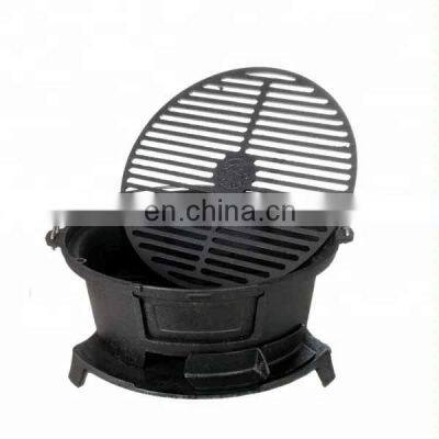 LPG Cooker Boiling 3 Rings Frame Outdoor 8kW Cast Iron With 2 Burners Mini Portable Gas Stove photo-4