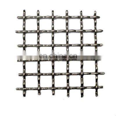 Decorative Flat wire Stainless Steel Crimped Wire Mesh