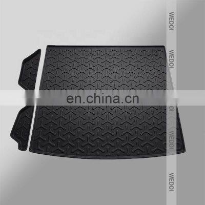 Floor Trunk Mat Carpet Factory Wholesale TPE Custom Fit For ID4 CROZZ Protective Floor Mat 3PCS Waterproof Car Truck Custom