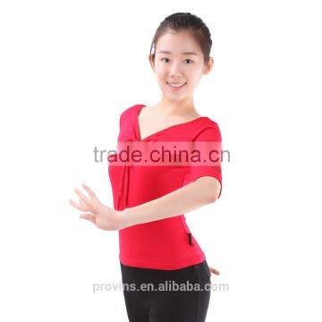 Cotton Drawnstring Long Sleeves Dance Tops photo-2
