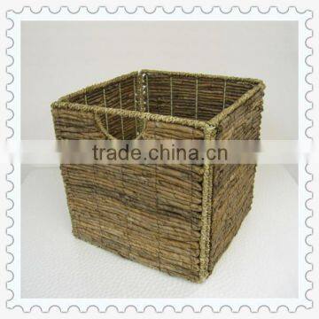 banana leaf woven foldable mesh laundry basket