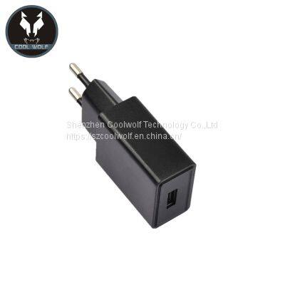 5В 1А адаптер USB для сети с европейским разъемом, сертифицированный UKCA, GS, CE, UL, ETL, FCC, PSE, с высокой энергоэффективностью VI, 5В 0,5А, 5В 1,2А, 5В 1,5А, 5В 2А питательный адаптер USB