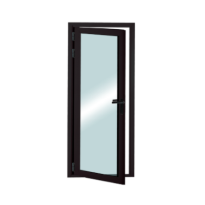 Factory price thermal break aluminum alloy swing door aluminum single door