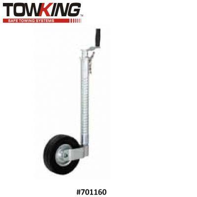 Adjustable Solid 240mm Lifting Trailer Jockey Wheel Without Clamp
