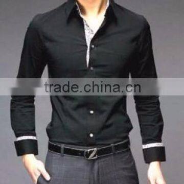 Fashion short sleeve men shirt check shirt