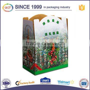 Alibaba China custom printed big size cardboard box for fruit