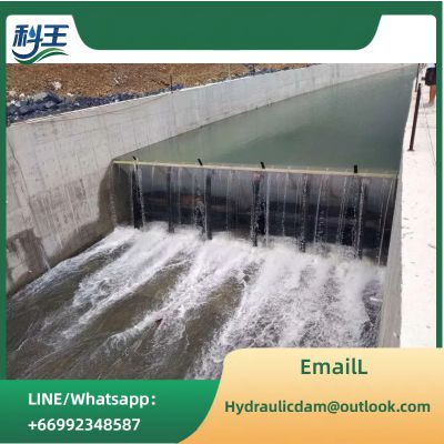 Hydraulically Operated Dam | Automatic Lift Dam System | Customized Hydraulic Dam for Flood Control