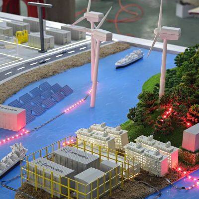 Manufacturer of sand table model for new energy planning