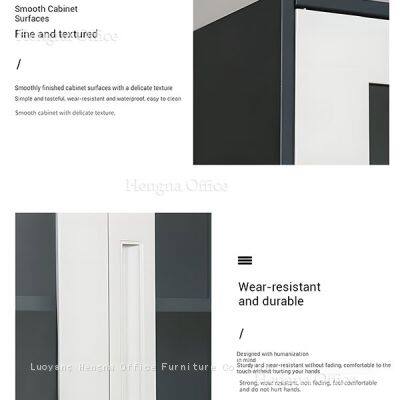 Armoire à dossiers métallique haute capacité pour bureaux d'entreprise. Armoire en acier professionnelle pour bureaux à forte affluence | Durable et facile à nettoyer photo-5