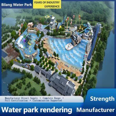 Water Park Amusement Equipment Manufacturers Water Spiral Slide Water House Overall Planning Water Park Slide Manufacturers photo-2