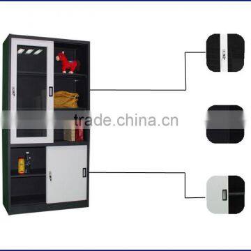 New Dersigned Elegant Office Equipment Free Standing Wardrobes Sliding Doors Frosted Glass Sliding Door Wardrobe photo-5