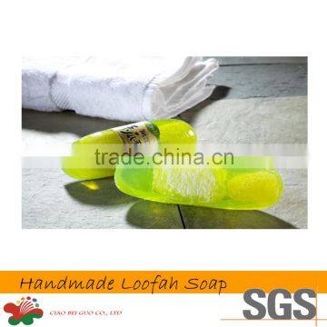 Taiwan Best Bar Soap Handmade Eucalyptus Loofah Soap