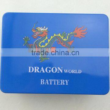 Dongguan Rectangular Shaped Metal Tin Box,battery Tin Box photo-3
