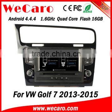 Wecaro 7" WC-7003 Android 4.4.4 car multimedia system in dash for vw golf 7 car multimedia dvd player stereo GPS 2013 2014 2015