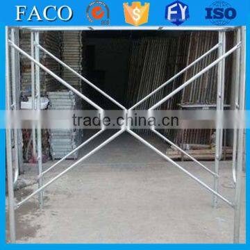 galvanized ladder scaffolding banner frame system outdoor