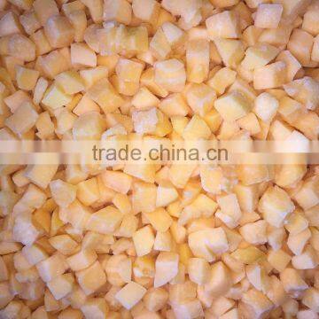 Yellow Peach Frozen Diced