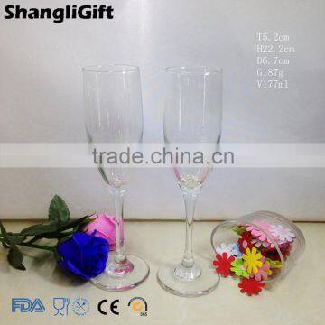 High-End 180ml Glass Goblet Champagne Glass Drinking Cup