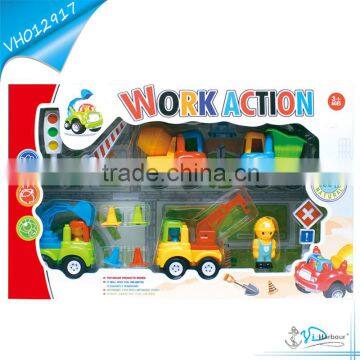 Mni Friction Toy Truck Crane Set