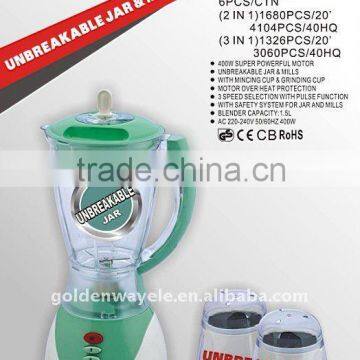 unbreakable 3 in 1 multifunctional blender GE:317