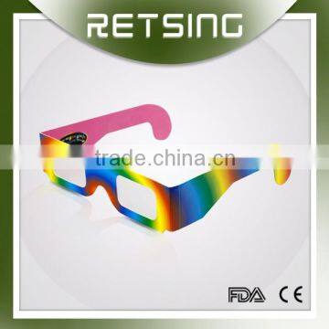 Party paper fireworks diffraction glasses paper diffraction glasses
