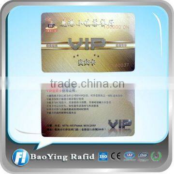 rfid 125KHz id chips of pvc card for information store