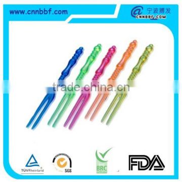 High quality plastic fruit fork for bar