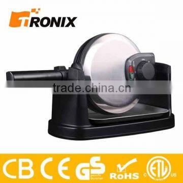 CE GS ROHS LFGB REACH and ETL 4 Slice Stainless Steel Rotary Belgian Waffle Iron Maker photo-6